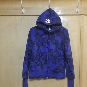 Lulu Scuba Hoodie Laceoflage Floral
